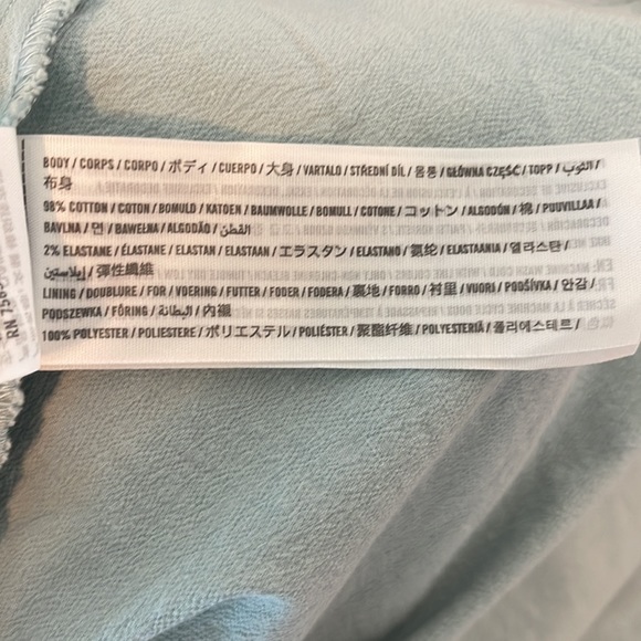 Abercrombie & Fitch NWT Blue Puff Sleeve Dress | XL - Picture 15 of 15